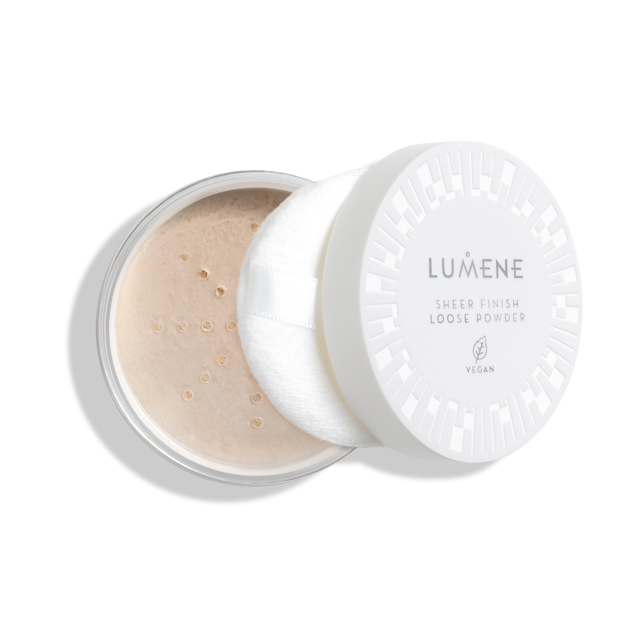 Transparentny puder sypki pochłaniający nadmiar sebum Sheer Finish Loose Translucent Lumene - 3