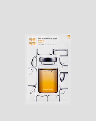 Wyrównująca koloryt maska w płachcie z witaminą C Skin Rescue Mask Sheet Holika Holika - 1