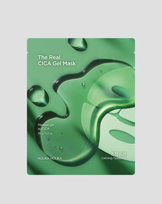 Hydrożelowa maska całonocna dogłębnie kojąca The Real Gel Mask Cica Holika Holika - 1