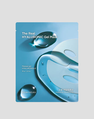 Hydrożelowa maska całonocna dogłębnie nawilżająca The Real Gel Mask Hyaluronic Holika Holika - 1
