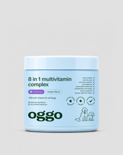 Multiwitamina dla psa 8 w 1 na odporność, sierść i witalność Oggo 180 g