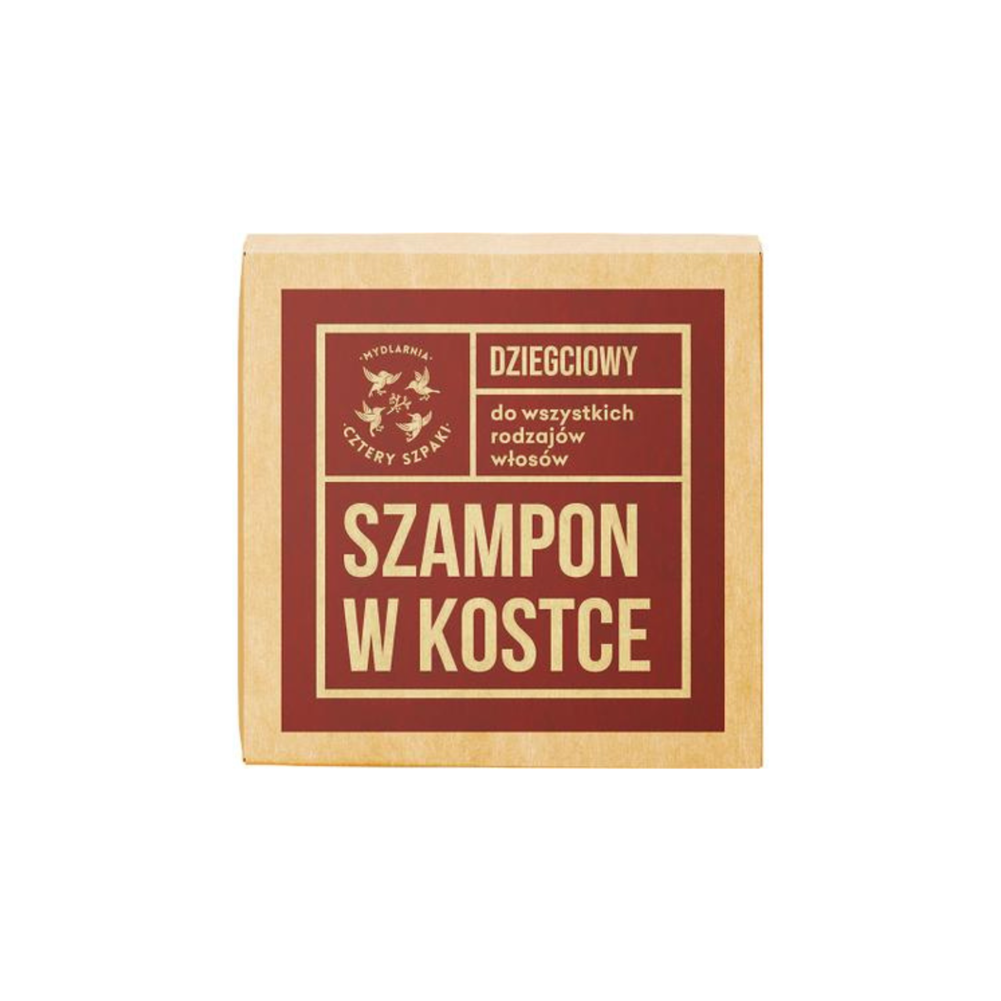 Dziegciowy szampon w kostce poprawiający stan skóry głowy, Mydlarnia Cztery Szpaki - 1