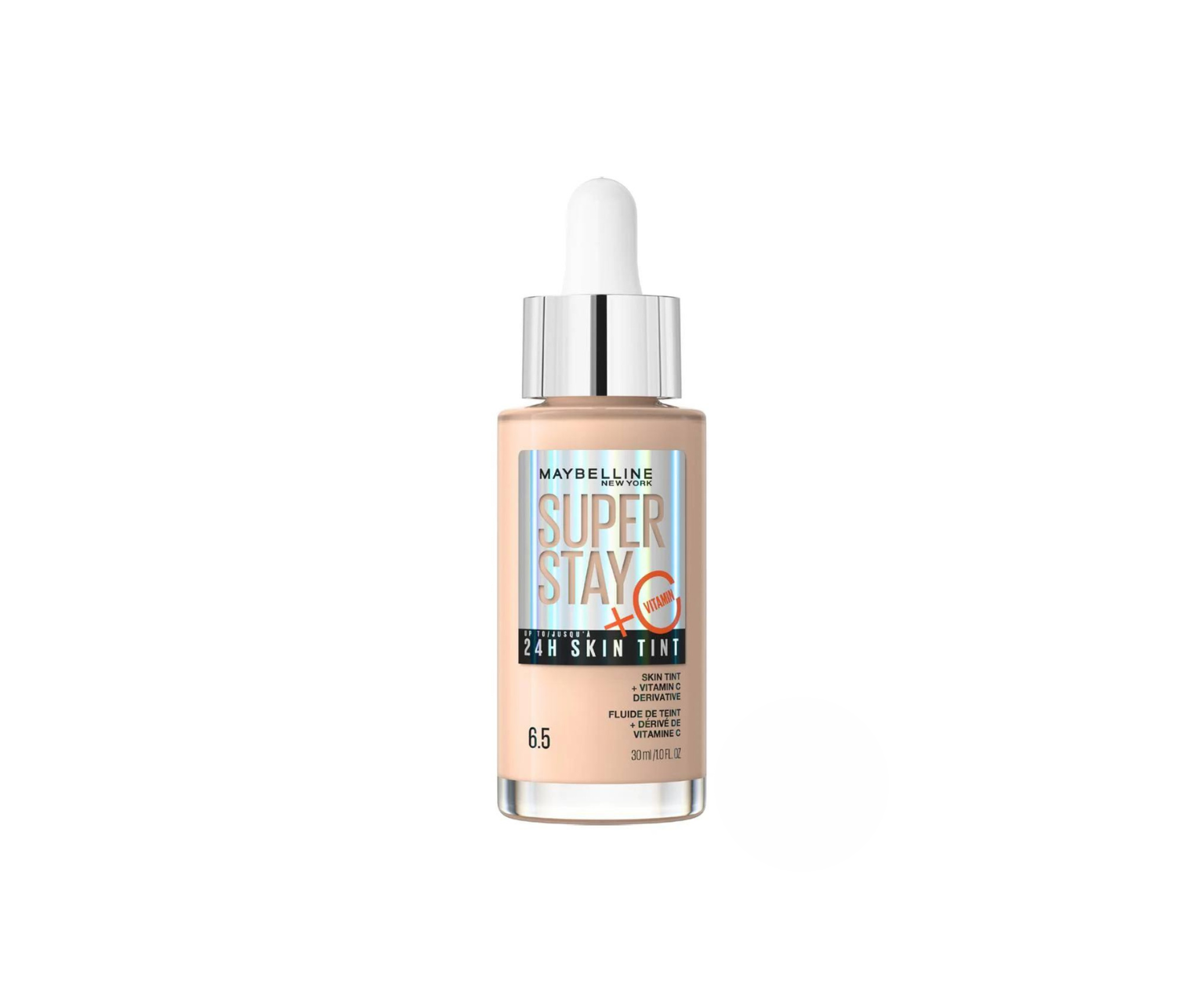 Długotrwały podkład rozświetlający z witaminą C Super Stay Skin Tint 6.5 Maybelline - 1