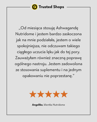 Ashwagandha indyjski żeń-szeń tabletki redukujące stres Nutridome 60 kapsułek