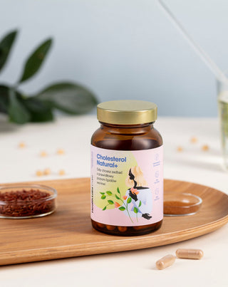 Suplement wspierający przy wysokim cholesterolu z monakoliną K Cholesterol Natural+ Health Labs Care 60 kapsułek - 3