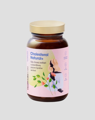 Suplement wspierający przy wysokim cholesterolu z monakoliną K Cholesterol Natural+ Health Labs Care 60 kapsułek - 1