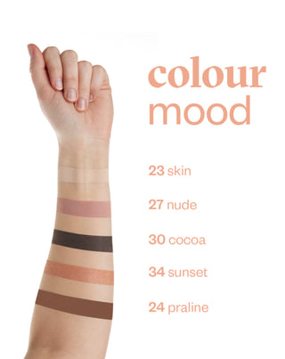 Matowy cień do powiek Colour mood w kolorze gorzkiej czekolady 30 Cocoa Paese