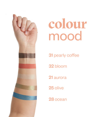 Matowy cień do powiek Colour mood w kolorze gorzkiej czekolady 30 Cocoa Paese