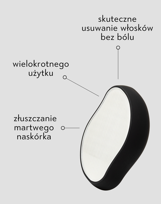 Depilator kryształowy do usuwania włosków i martwego naskórka Nutridome - 4