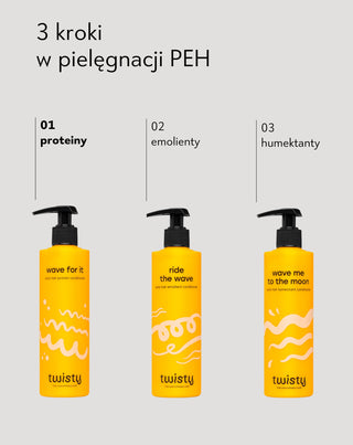 Odżywka proteinowa PEH do włosów kręconych i falowanych Twisty - 4