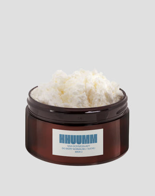 Oczyszczający mus do cery normalnej i suchej z masłem mango i alantoiną HHUUMM - 2