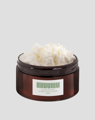 Oczyszczający mus do cery tłustej i mieszanej z masłem mango i alantoiną HHUUMM - 2