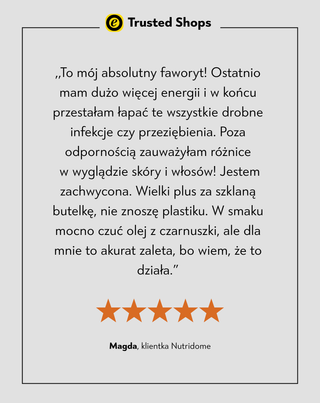 Oleje na odporność z kwasami omega 3-6-9 w płynie Immuno Nutridome 250 ml