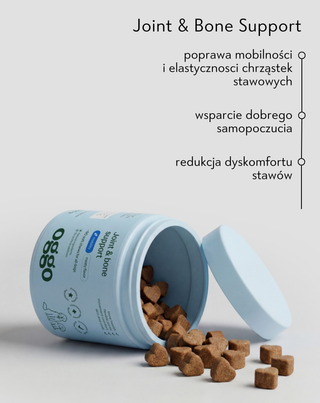 Joint &amp; Bone Support karma uzupełniająca dla psów na stawy i kości Oggo 180 g