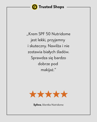 Nawilżający krem do twarzy z SPF 50 z alantoiną i kwasem hialuronowym Nutridome - 5
