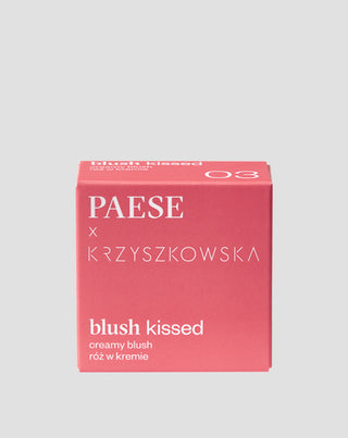 Kremowy róż do policzków w odcieniu różowofuksjowym Blush kissed 03 Paese X Krzyszkowska