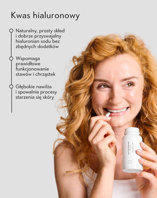 Kwas hialuronowy 300 mg/dzień Nutridome dla zdrowej skóry i stawów 60 kapsułek - 4