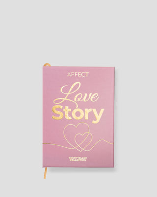 Mini paleta cieni do oczu z odcieniami różu, brązu i opalizujących błysków Love Story Affect