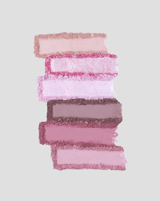 Mini paleta cieni do oczu z odcieniami różu, brązu i opalizujących błysków Love Story Affect