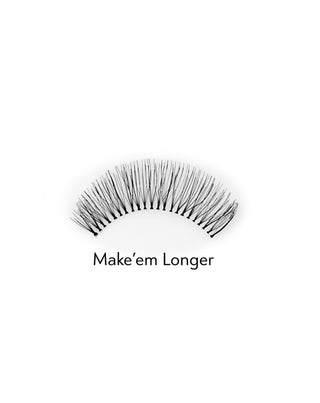 Sztuczne rzęsy 2d do wielokrotnego stosowania dające naturalny efekt Make'em Longer Bamm!Lashes