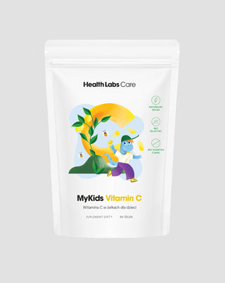 Wegańska witamina C w żelkach dla dzieci MyKids Vitamin C Health Labs Care 60 szt.