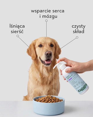 Olej z łososia 100% karma uzupełniająca dla psów na odporność i energię Oggo 250 ml - 3