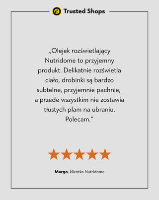 Olejek rozświetlający do ciała z efektem glow z olejem jojoba i olejem arganowym Nutridome - 5