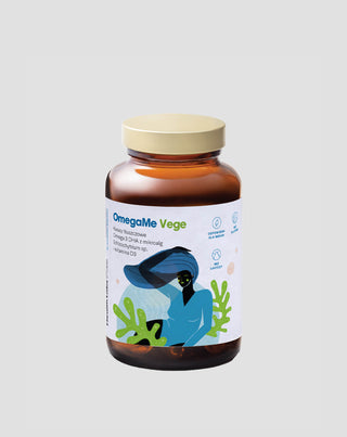 Suplement diety z kwasami tłuszczowymi omega OmegaMe Vege Health Labs Care 60 kapsułek - 1