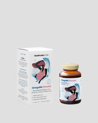 OmegaMe Prenatal Kwasy tłuszczowe Omega 3 DHA i EPA z ryb z witaminą D3 Health Labs Care 60 kapsułek - 2