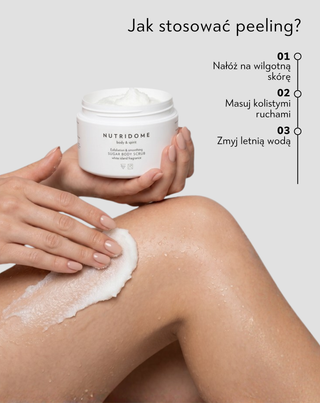 Cukrowy peeling scrub do ciała wygładzający skórę Nutridome 250 g - 3