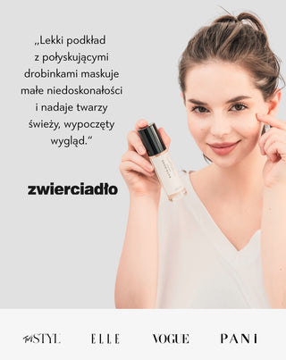 Rozświetlający podkład nawilżający z kwasem hialuronowym Nutridome_8 - 6