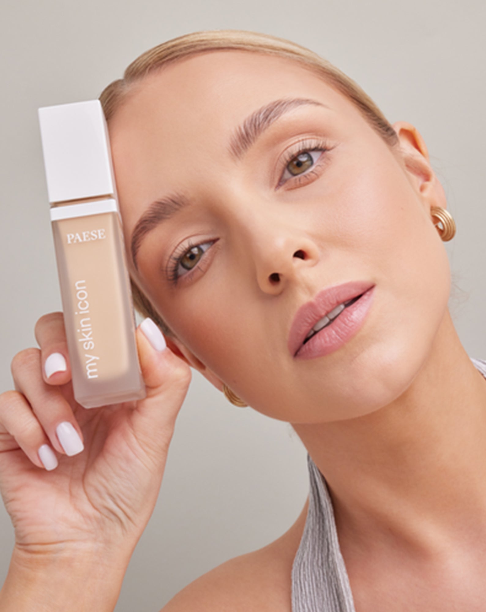 Podkład do twarzy matujący 2W warm beige My Skin Icon Paese - 4