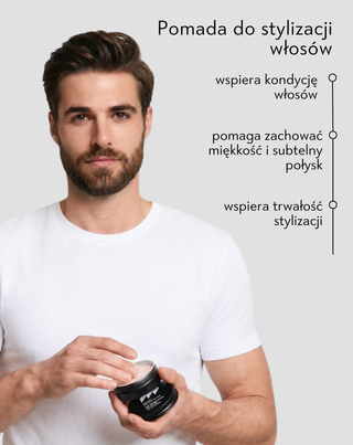 Pomada do stylizacji włosów do modelowania i utrwalania fryzury dla mężczyzn Monolit 55 g - 2