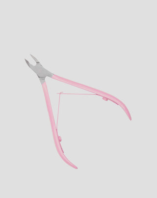 Profesjonalne cążki do skórek 5mm z satynowym różowym uchwytem You Beauty - 3