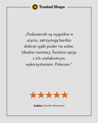 Puszki do pudru do precyzyjnej aplikacji makijażu, zestaw 3 szt. wielokrotnego użytku Nutridome - 5