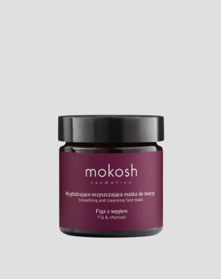 Wygładzająco-oczyszczająca maska do twarzy Figa z węglem Mokosh 60 ml - 1