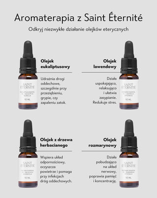 Olejek eteryczny rozmarynowy 100% naturalny do aromaterapii Saint Éternité - 3