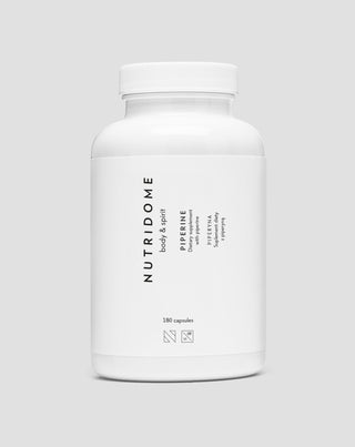 Piperyna w tabletkach dla lepszego trawienia wspomagająca odchudzanie Piperine Nutridome 180 kapsułek - 1