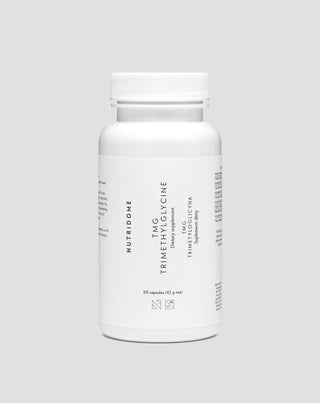Trimetyloglicyna Betaina TMG na metabolizm homocysteiny i wsparcie układu sercowo-naczyniowego Nutridome 60 szt. - 1