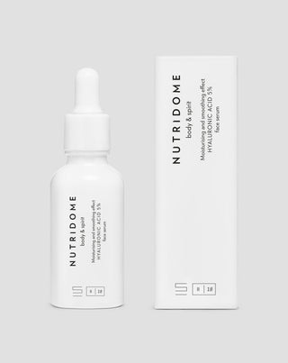 Kwas hialuronowy 5% nawilżające serum do twarzy do każdego rodzaju cery Nutridome_2 - 6