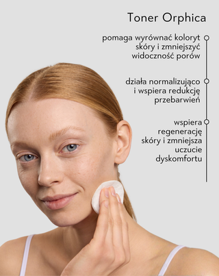 Toner do twarzy z niacynamidem i kwasem azelainowym Anti-Acne Orphica Clinic 200 ml