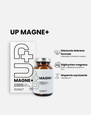 Suplement Up Magne + magnez z aktywną formą witaminy B6 UP Health Pharma 120 kapsułek - 3