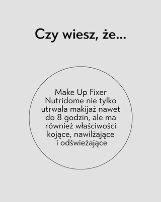 Utrwalacz makijażu w mgiełce make up fixer Nutridome 75 ml - 3