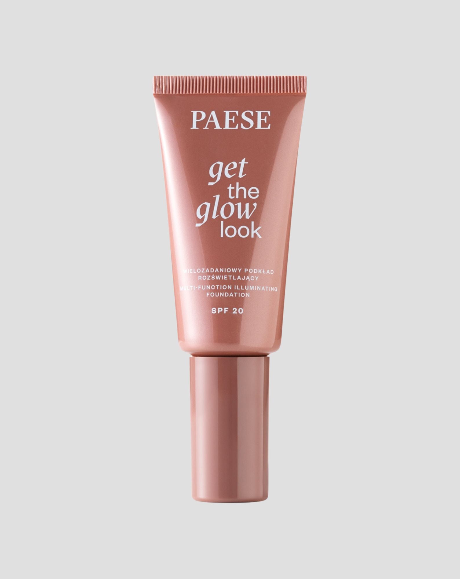 Wielozadaniowy lekki podkład rozświetlający get the glow look Paese - 1n light beige - 1