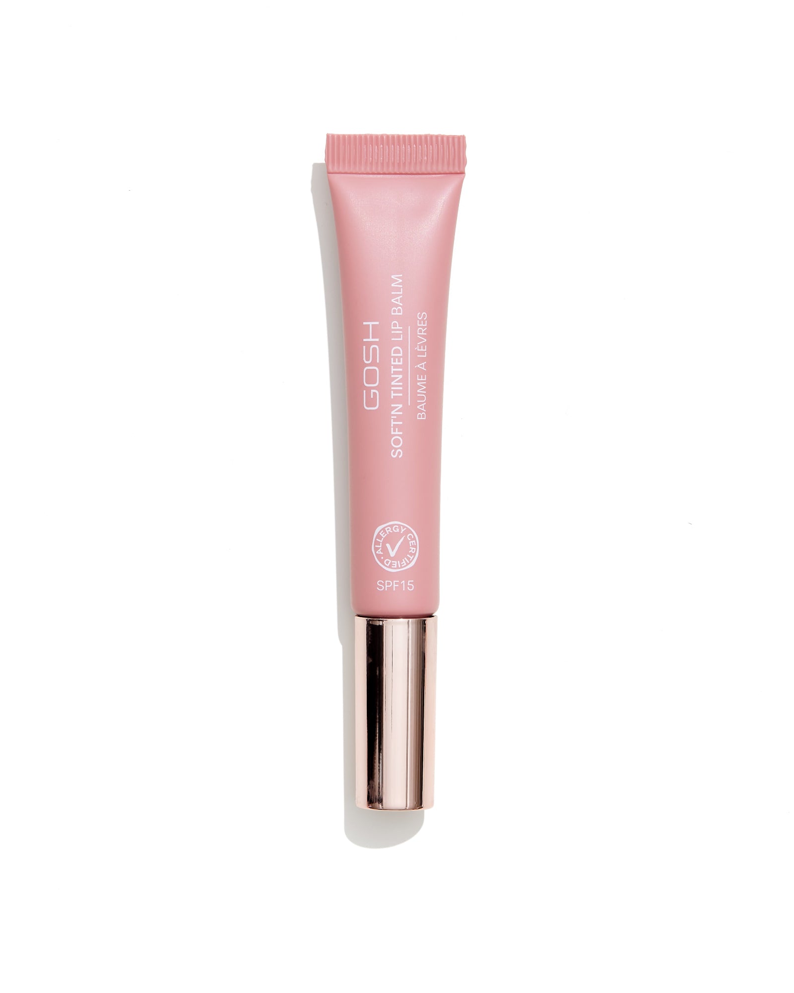 Nawilżająco - odżywczy balsam do ust z filtrem spf 15 kolor 004 Vintage Rose Soft'n Tinted Gosh - 1