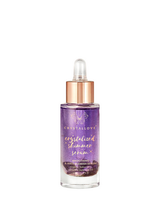 Serum do twarzy z ametystem i bakuchiolem - Amethyst shimmer serum Crystallove