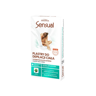 Plastry do depilacji ciała i Tubka z oliwką łagodzącą Aloes Easy Grip Ssensual Joanna - 1