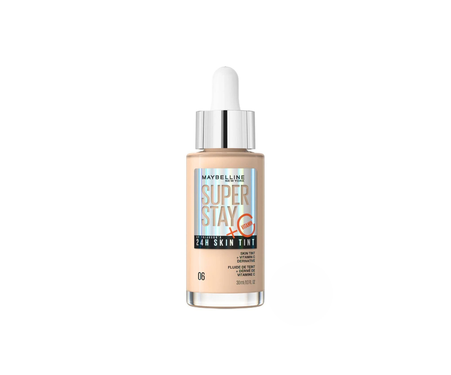 Długotrwały podkład rozświetlający z witaminą C Super Stay Skin Tint 06 Maybelline - 1