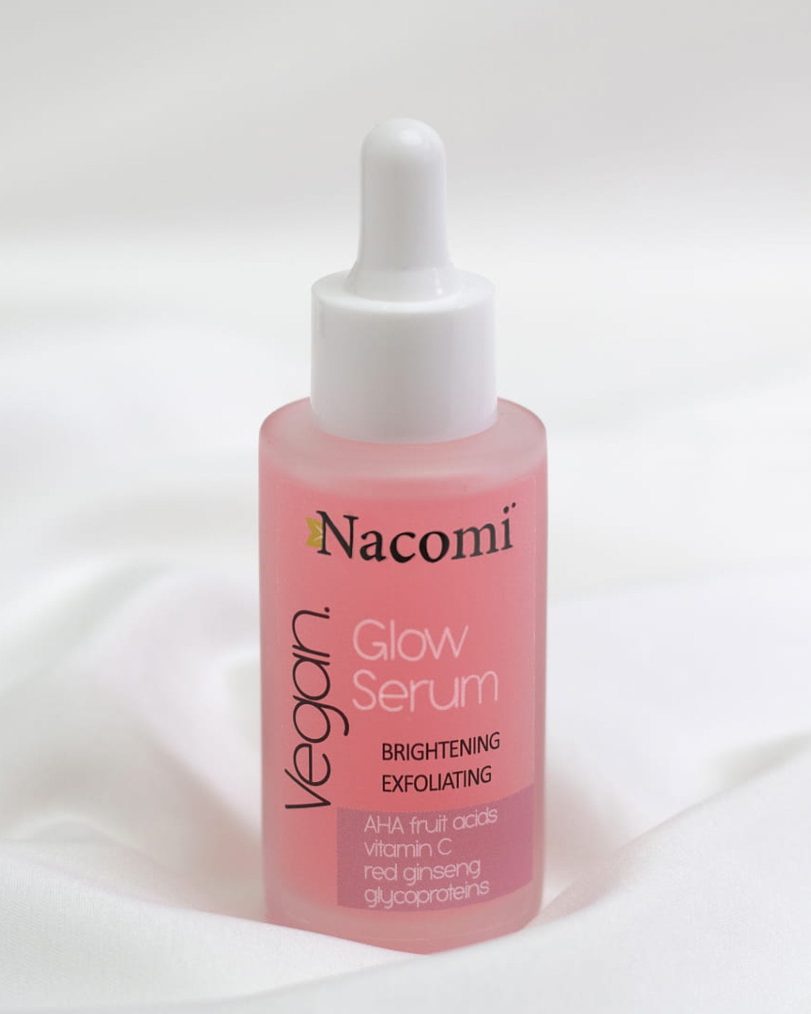 Rozjaśniająco złuszczające serum z ekstraktem z cytryny i kwasami AHA Glow Nacomi - 2