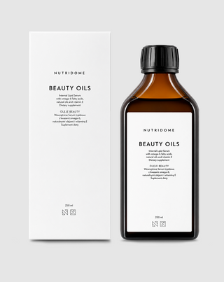 Oleje do picia na skórę z kwasami omega-6 i witaminą E Beauty Nutridome 250 ml - 6
